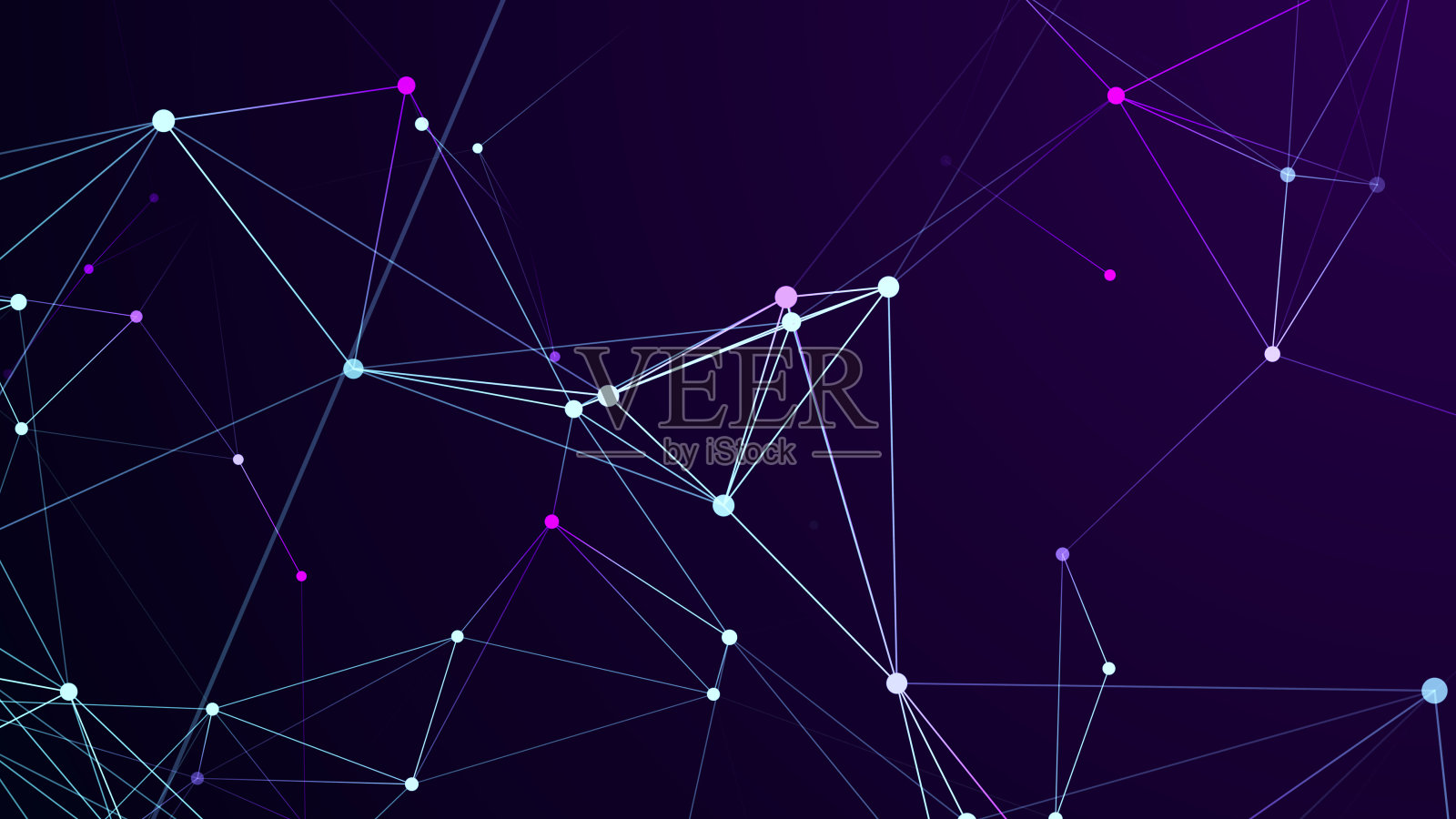 彩色线条和形状在空间中的连接。大数据可视化。数字的背景。3 d渲染。照片摄影图片