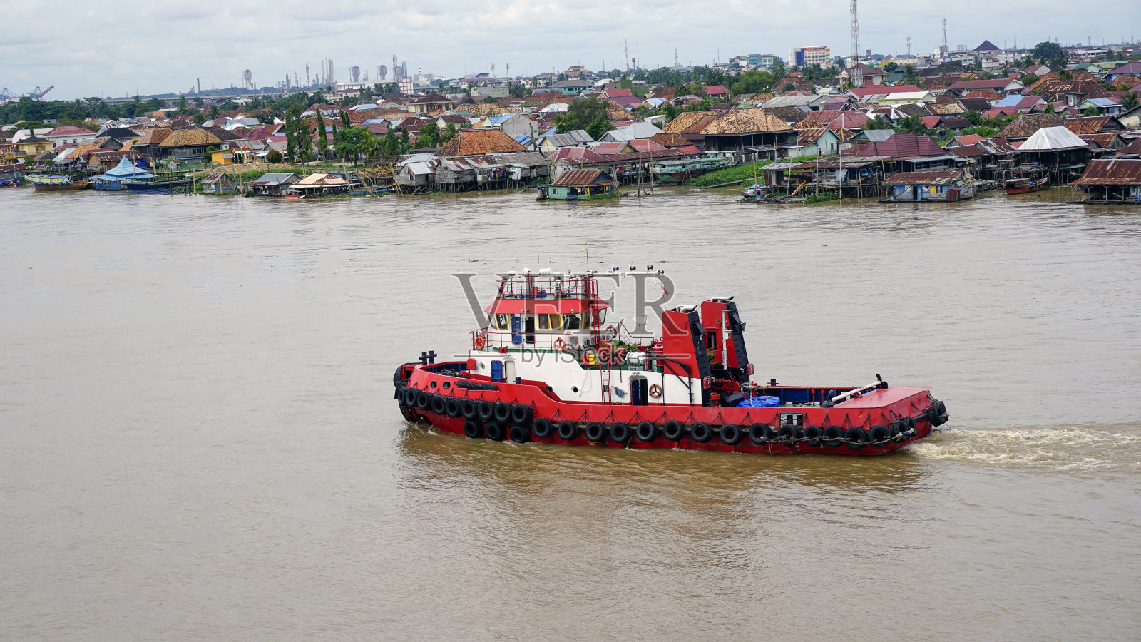 巨港市的Musi 6桥景照片摄影图片