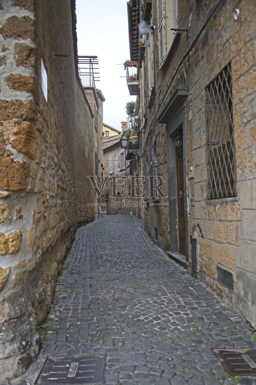 意大利翁布里亚美丽而历史悠久的中世纪城市照片摄影图片