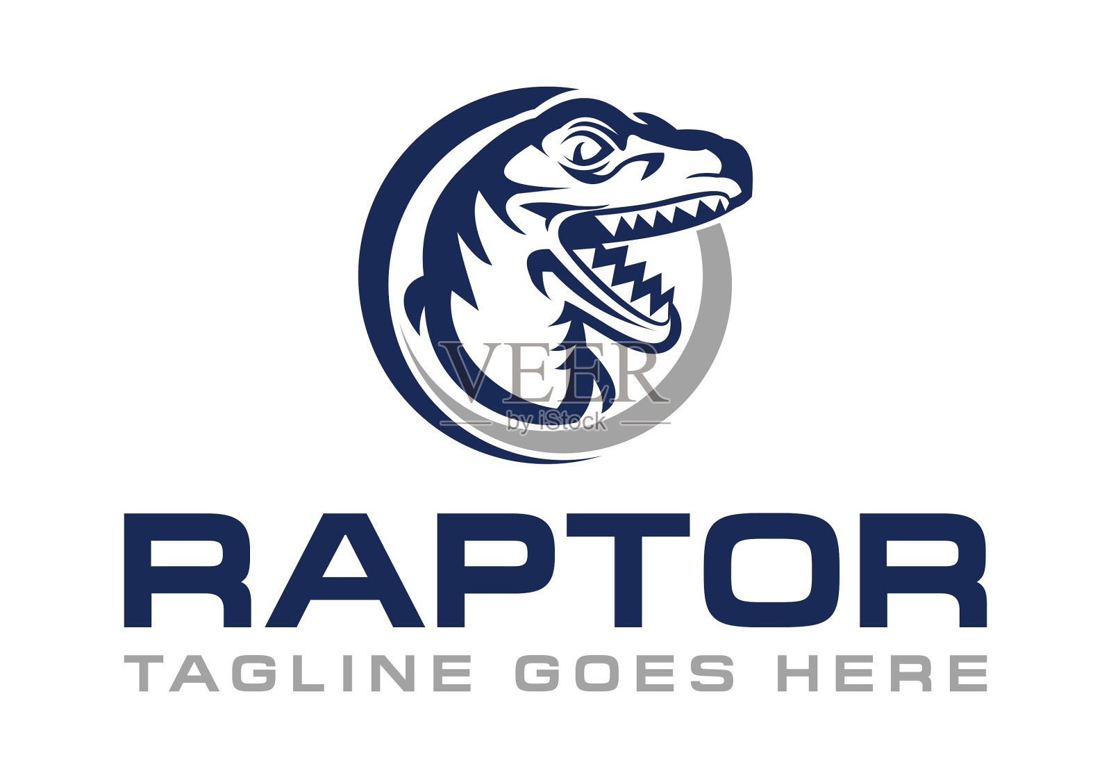 猛禽和钢标志标志设计插画图片素材