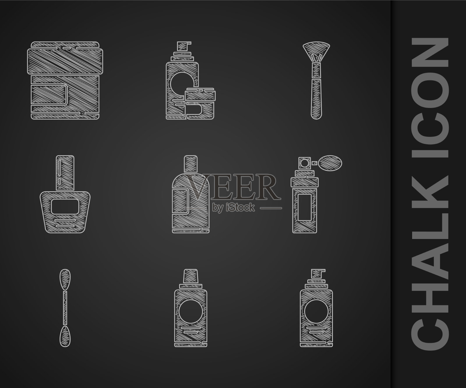 设置瓶洗发水喷雾可以发胶图标素材
