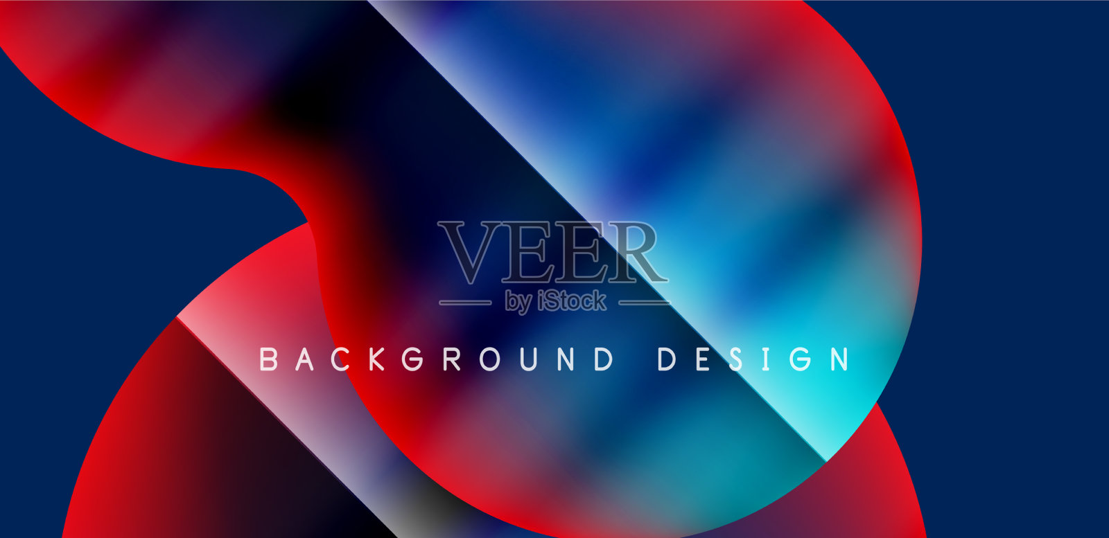 彩色圆圈抽象背景模板插画图片素材