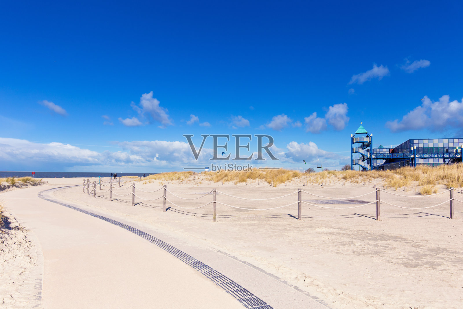 德国下萨克森州东弗里西亚冬季Norddeich附近的北海照片摄影图片