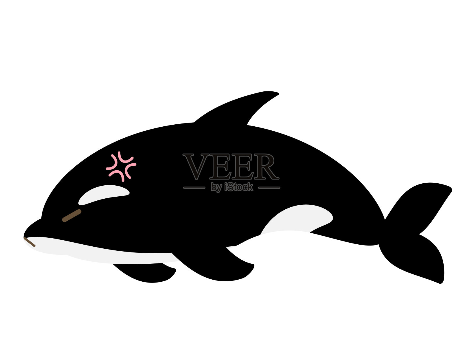 虎鲸的象征设计元素图片