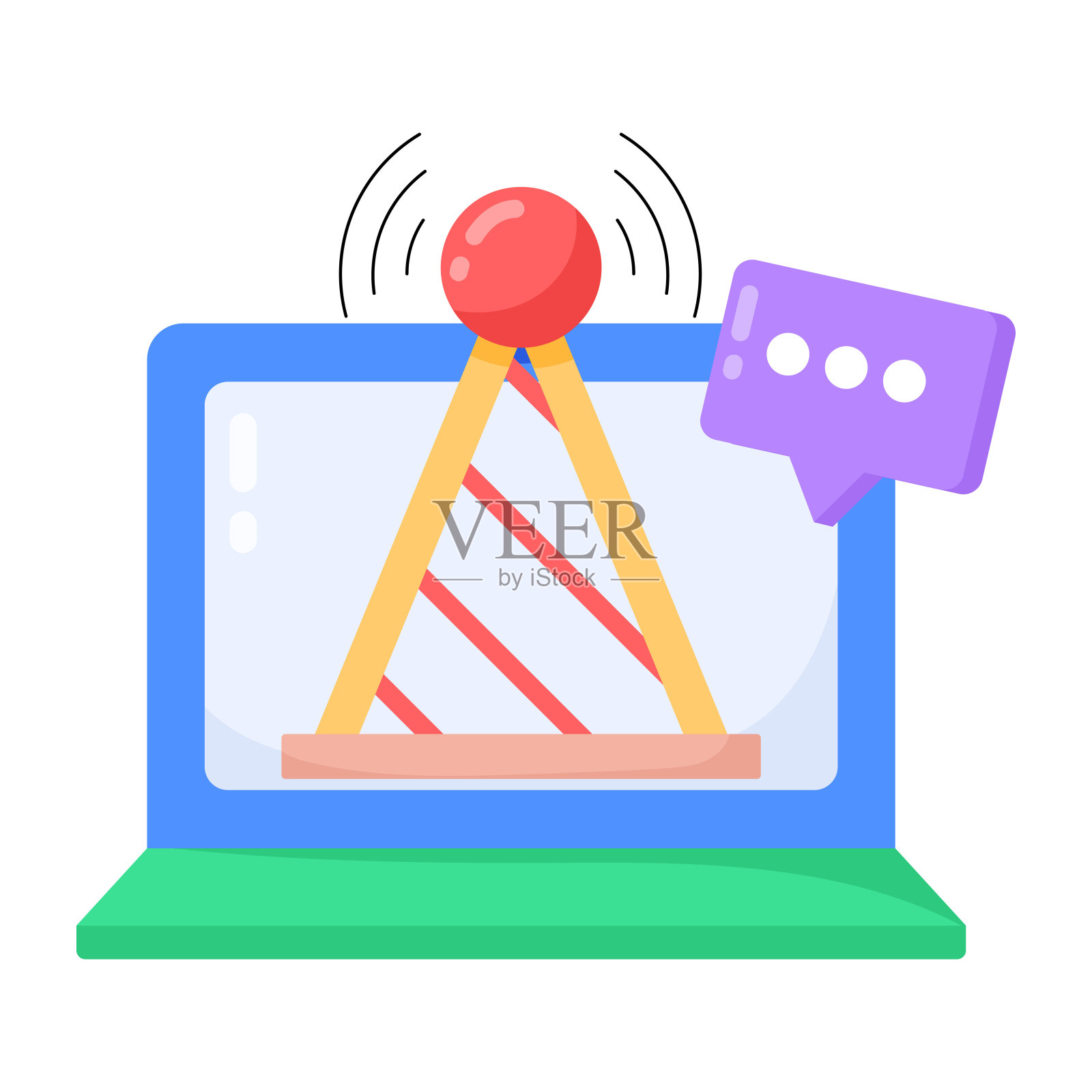 广播插画图片素材