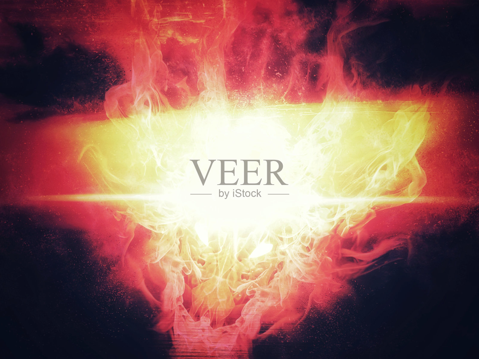 一个燃烧的火焰龙的3d插图照片摄影图片