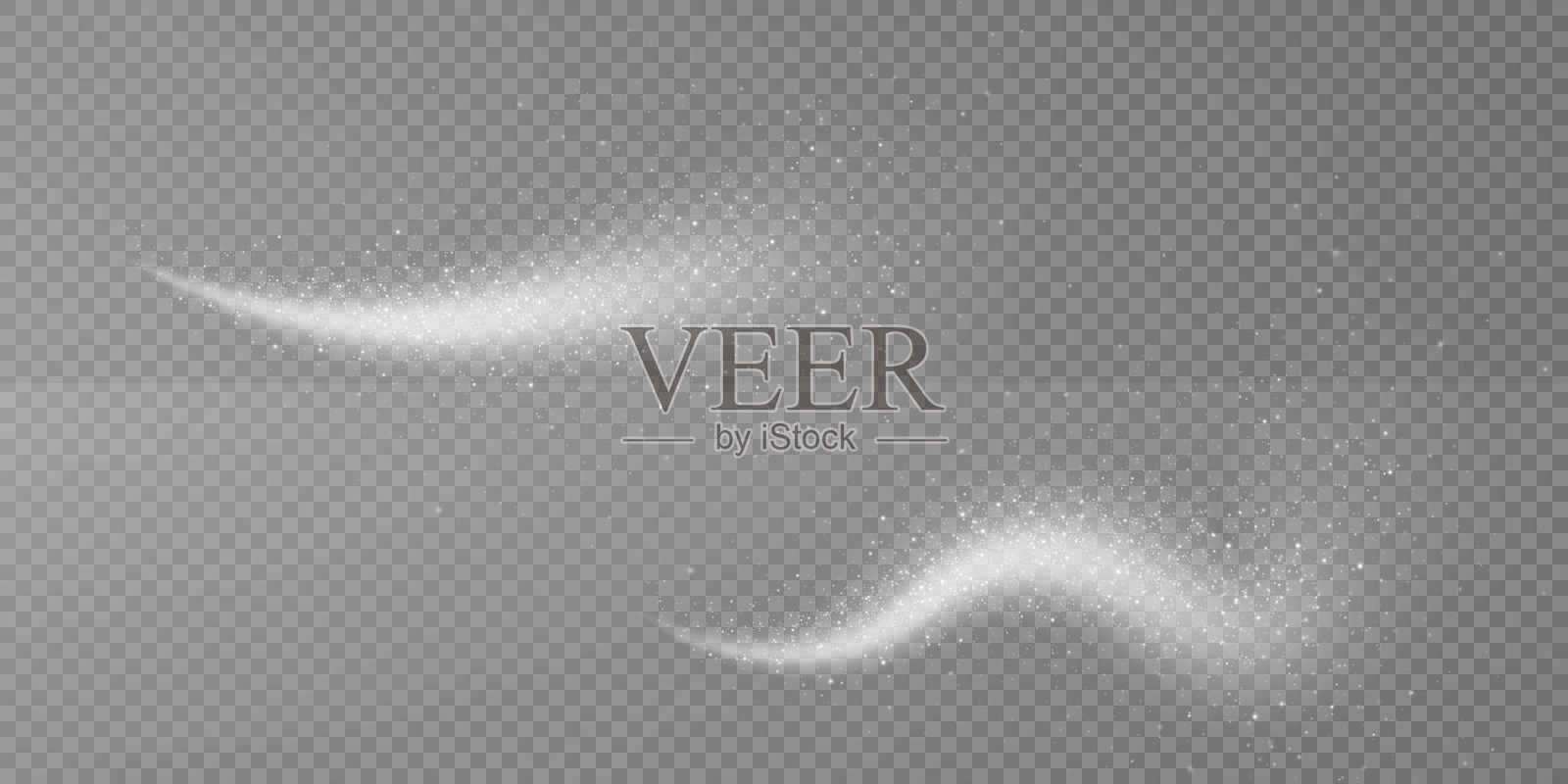 冬天寒风凛冽。假日矢量暴风雪。寒冷暴风雪的圣诞节效应。节日光彗星。插画图片素材