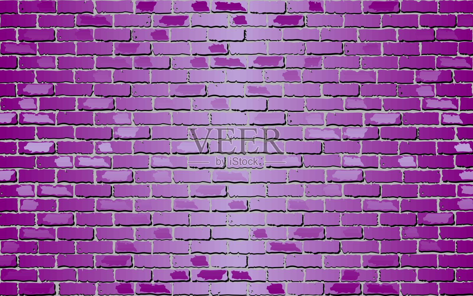闪亮的紫色砖墙插画图片素材