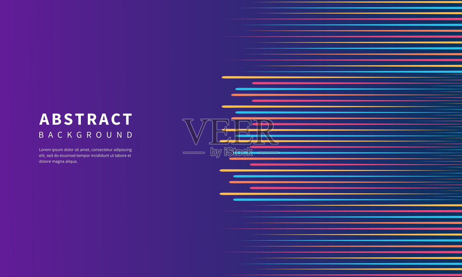 抽象的彩色速度线未来的背景插画图片素材