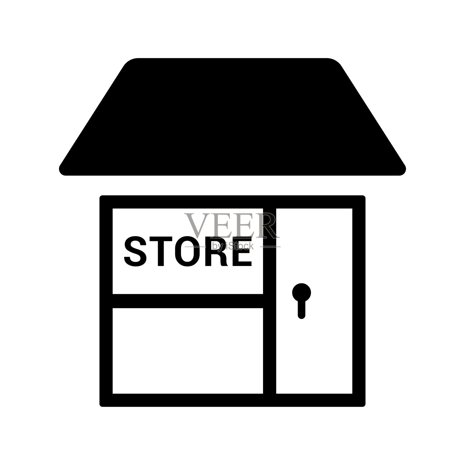 商店图标。插画图片素材