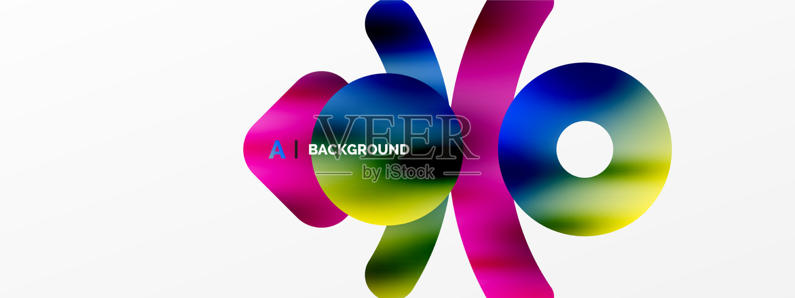 金属光泽几何表面圆形插画图片素材