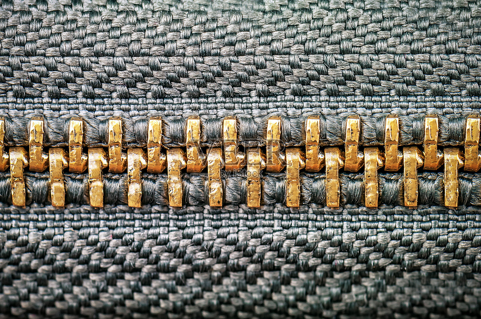 黄色金属拉链质地照片摄影图片