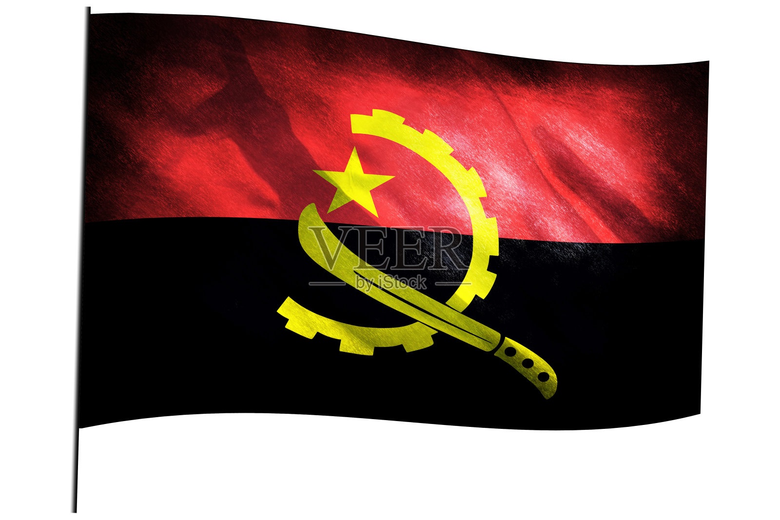 安哥拉国旗插画图片素材