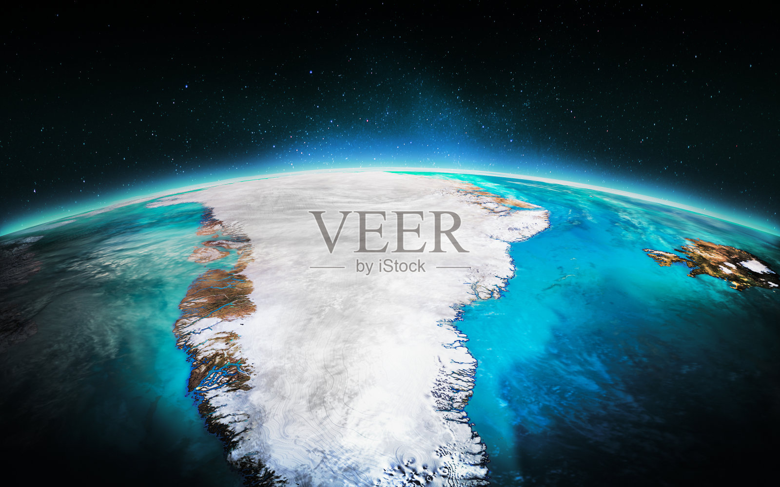 从太空看地球照片摄影图片