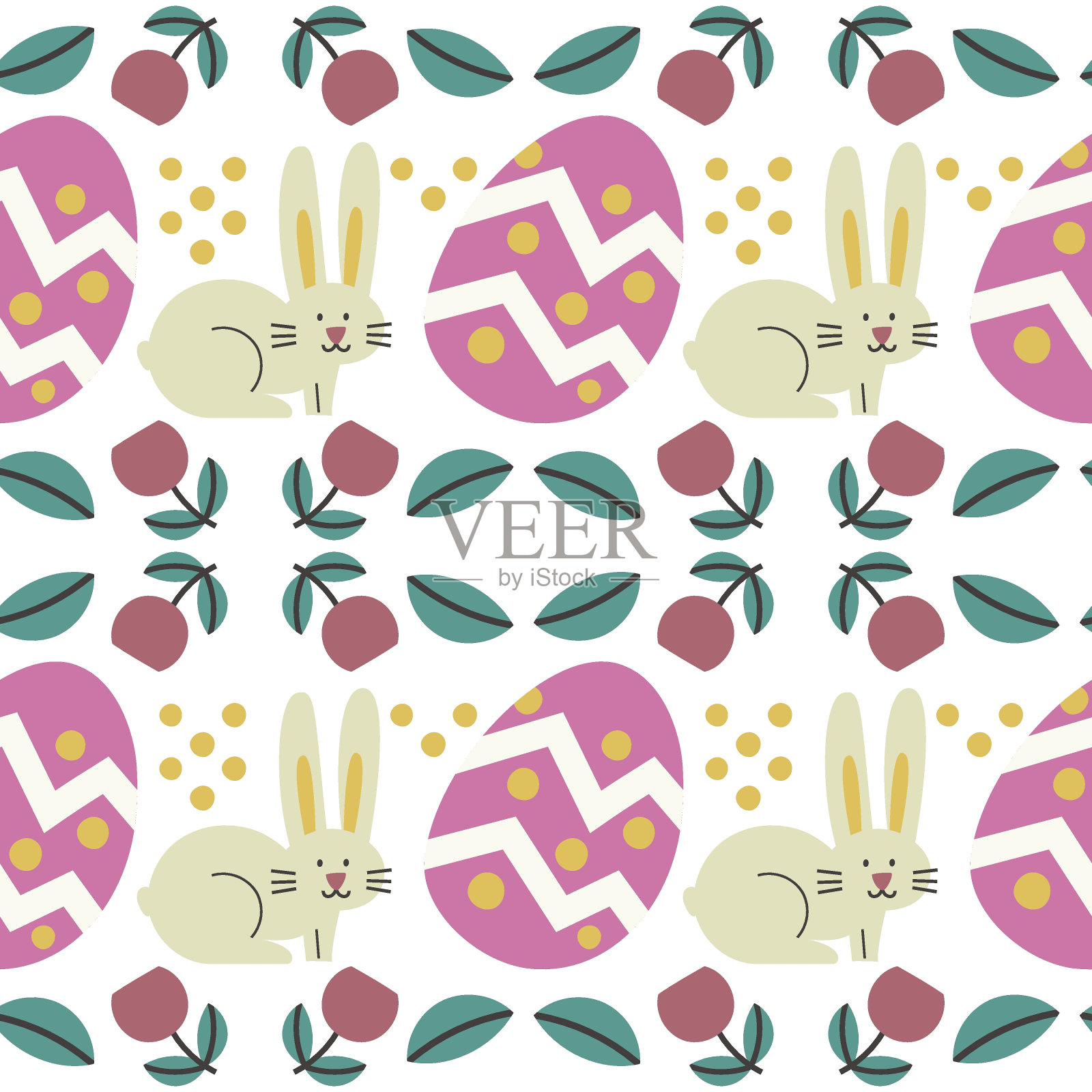 复活节的模式插画图片素材