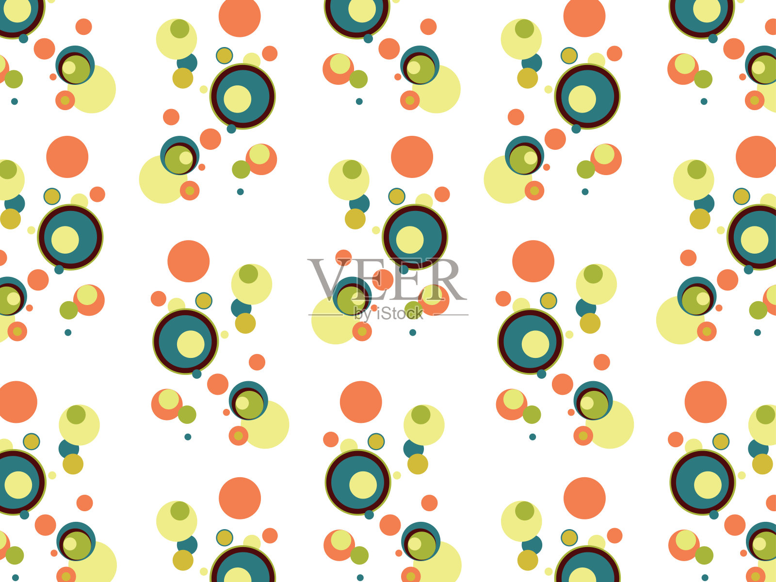 复古的点插画图片素材