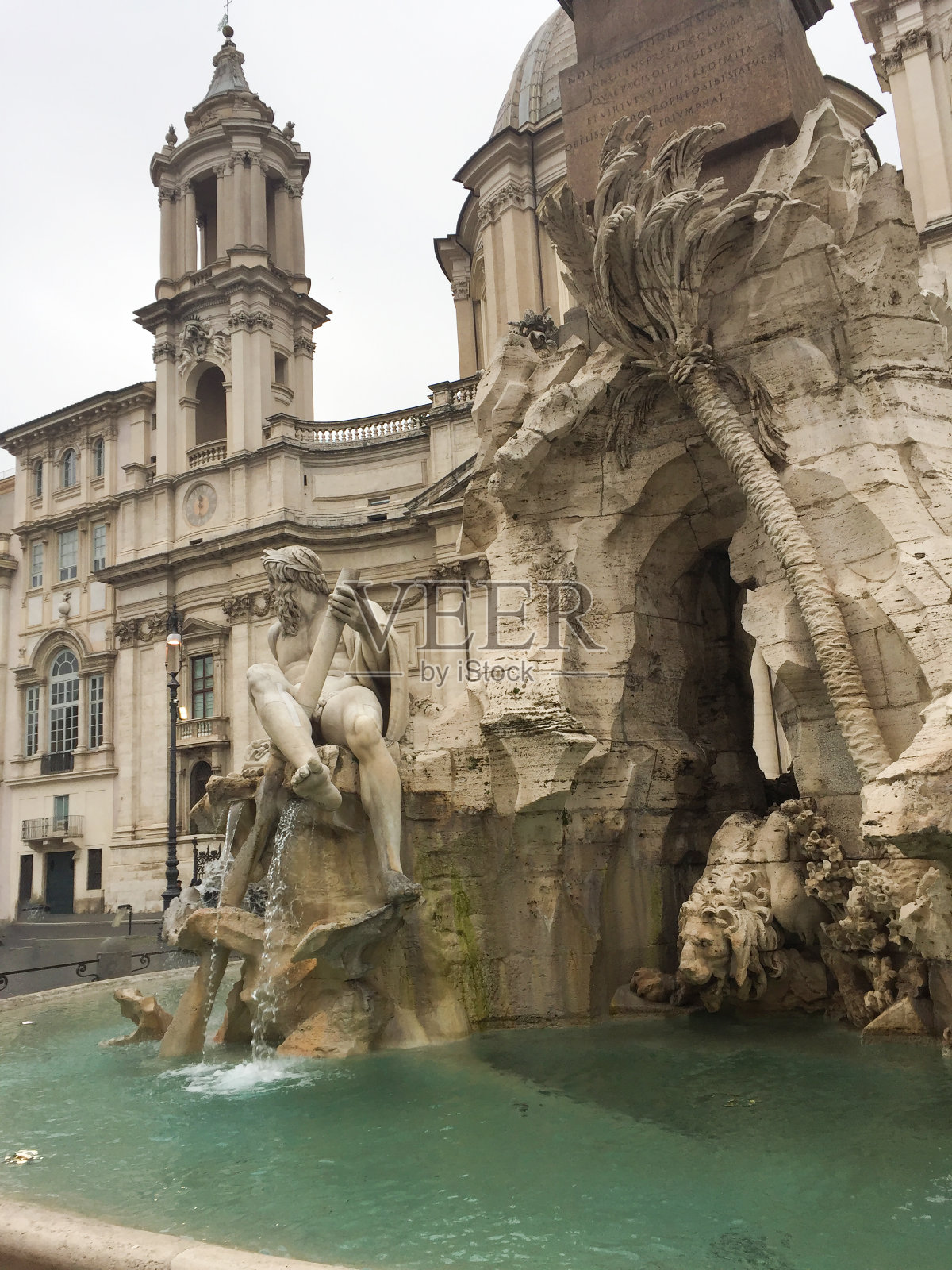 喷泉特写。罗马。意大利。照片摄影图片