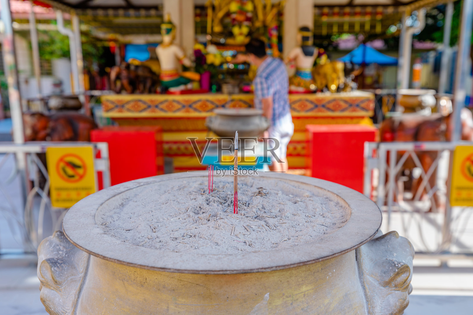 马来西亚泰国佛寺照片摄影图片