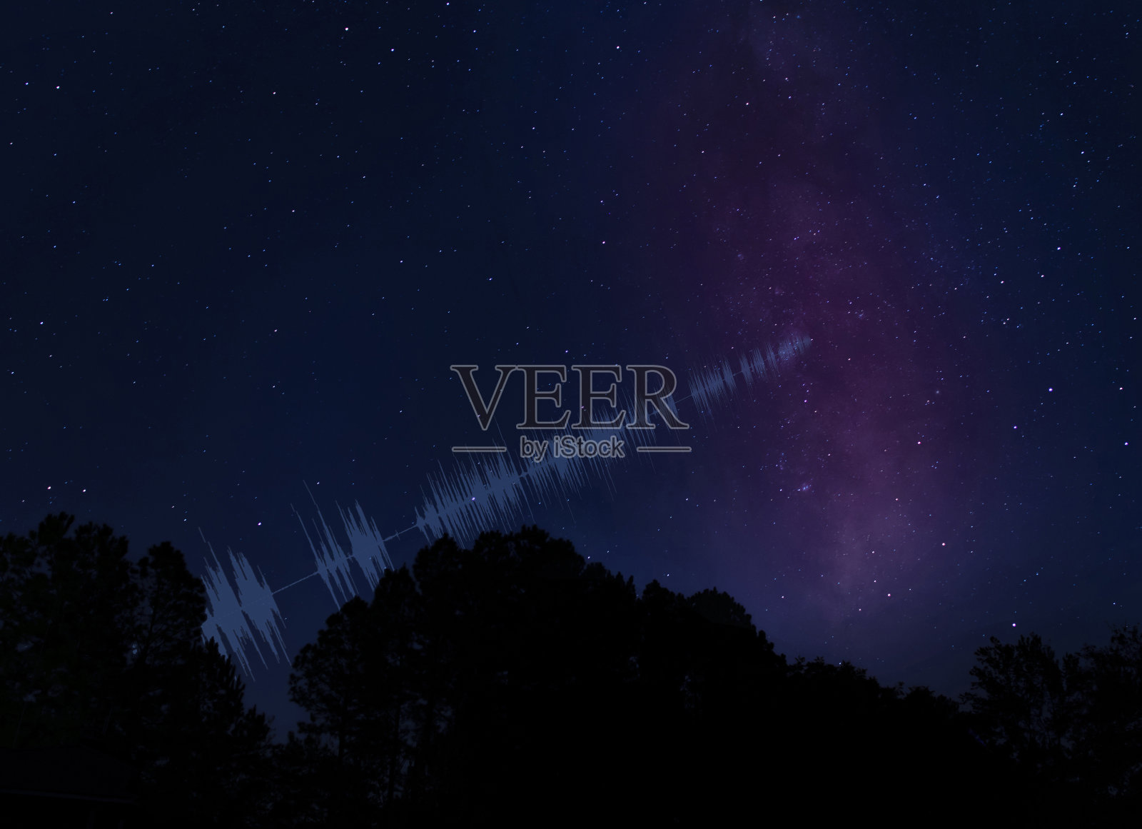 来自夜空的神秘信号照片摄影图片