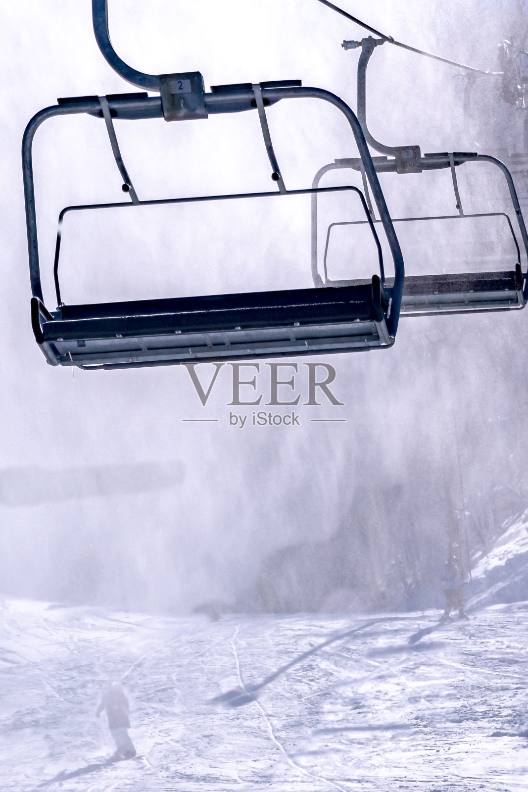 北卡罗来纳州山毛榉山附近的冬季和雪景照片摄影图片