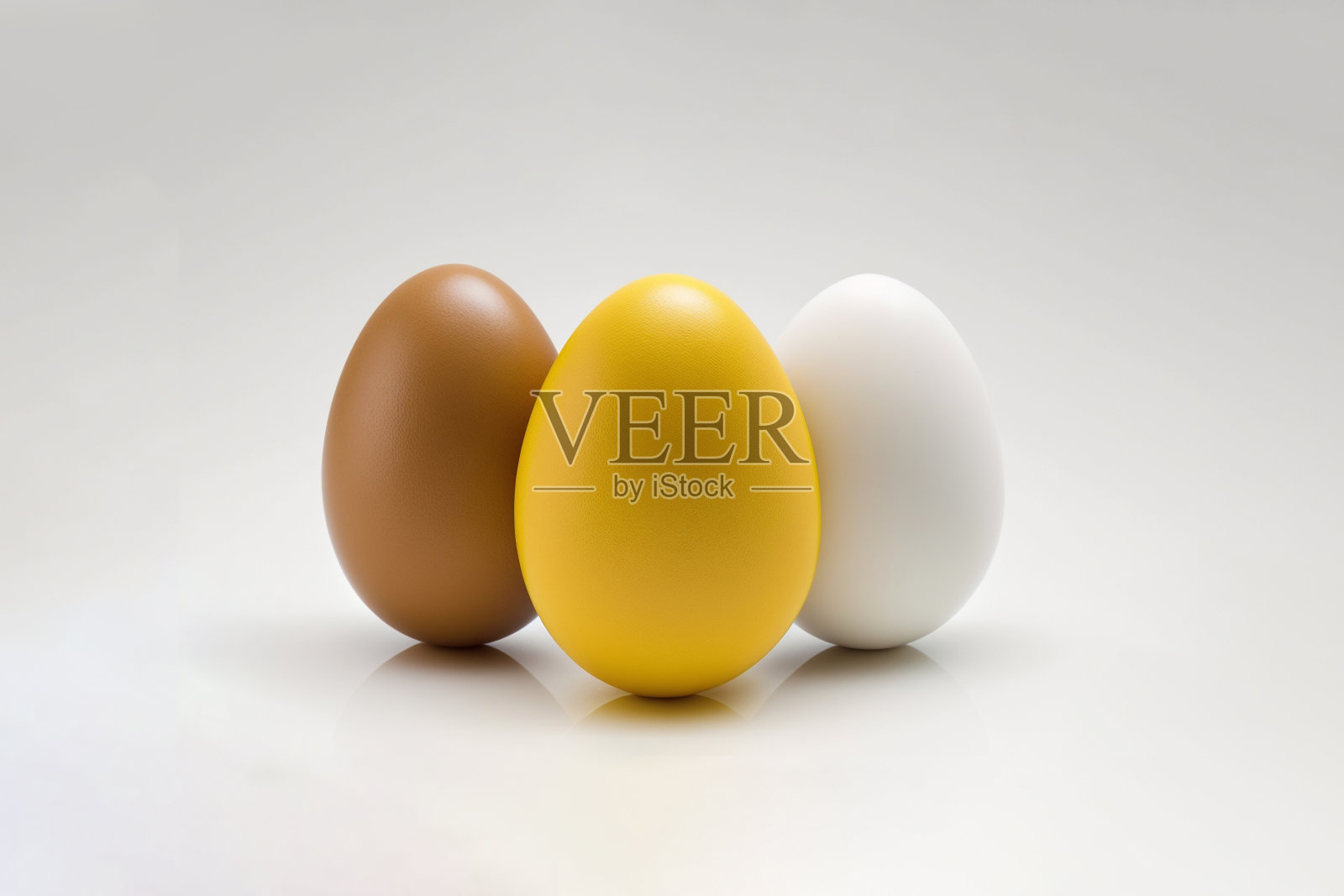 三个复活节彩蛋照片摄影图片