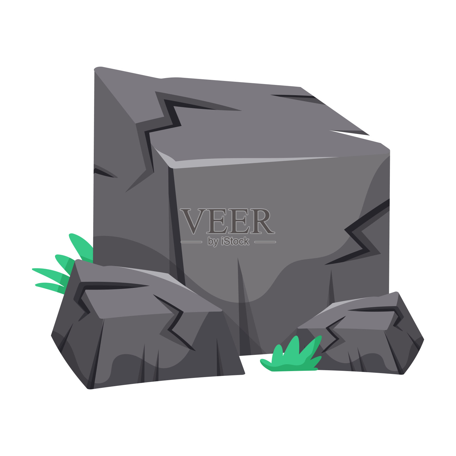 博尔德的岩石设计元素图片