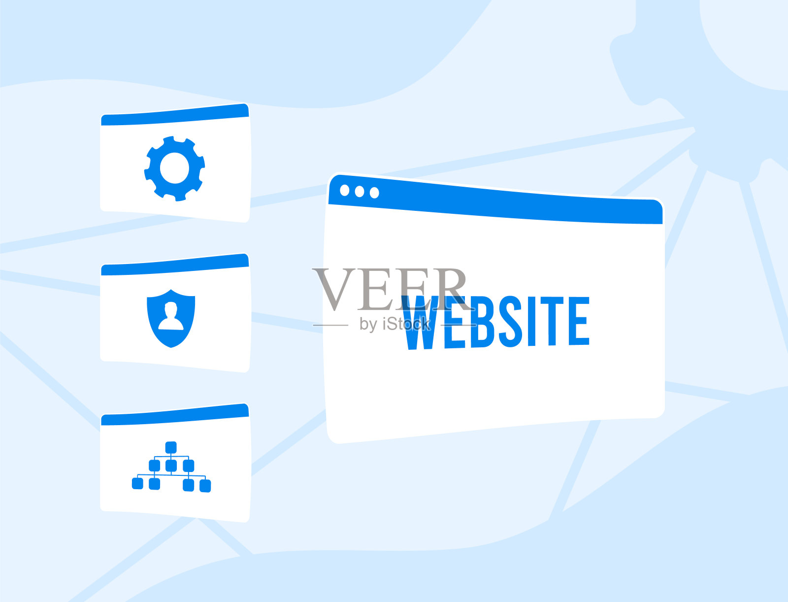 网站插件旨在增强电子商务CMS。Web开发人员扩展和SEO插件，旨在安全和促进数字营销工作。平面设计，带有插头和插座图标插画图片素材