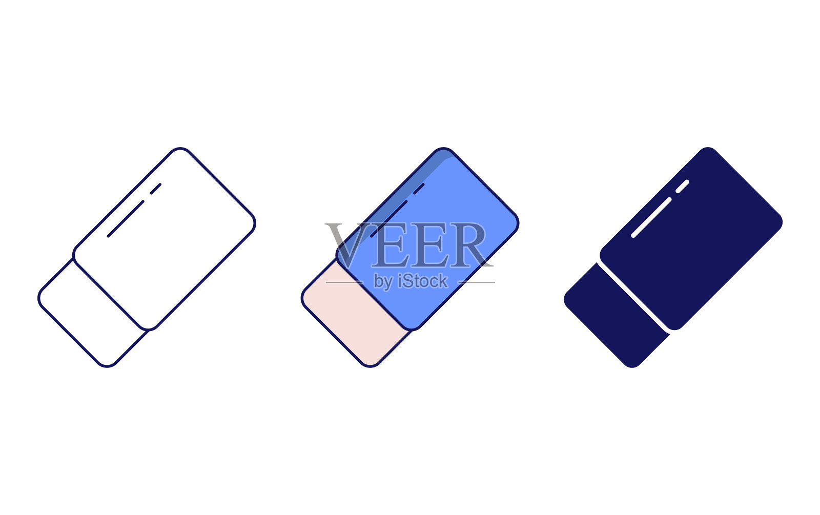 橡皮矢量图标图标素材