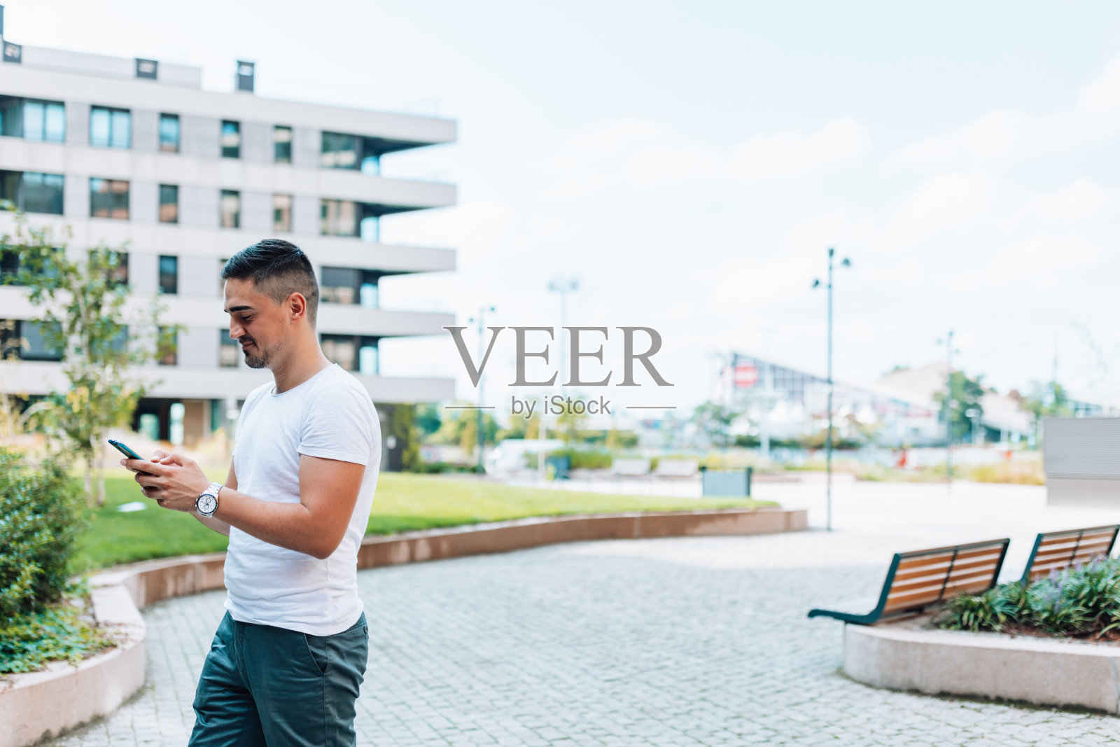 收到同事的短信照片摄影图片