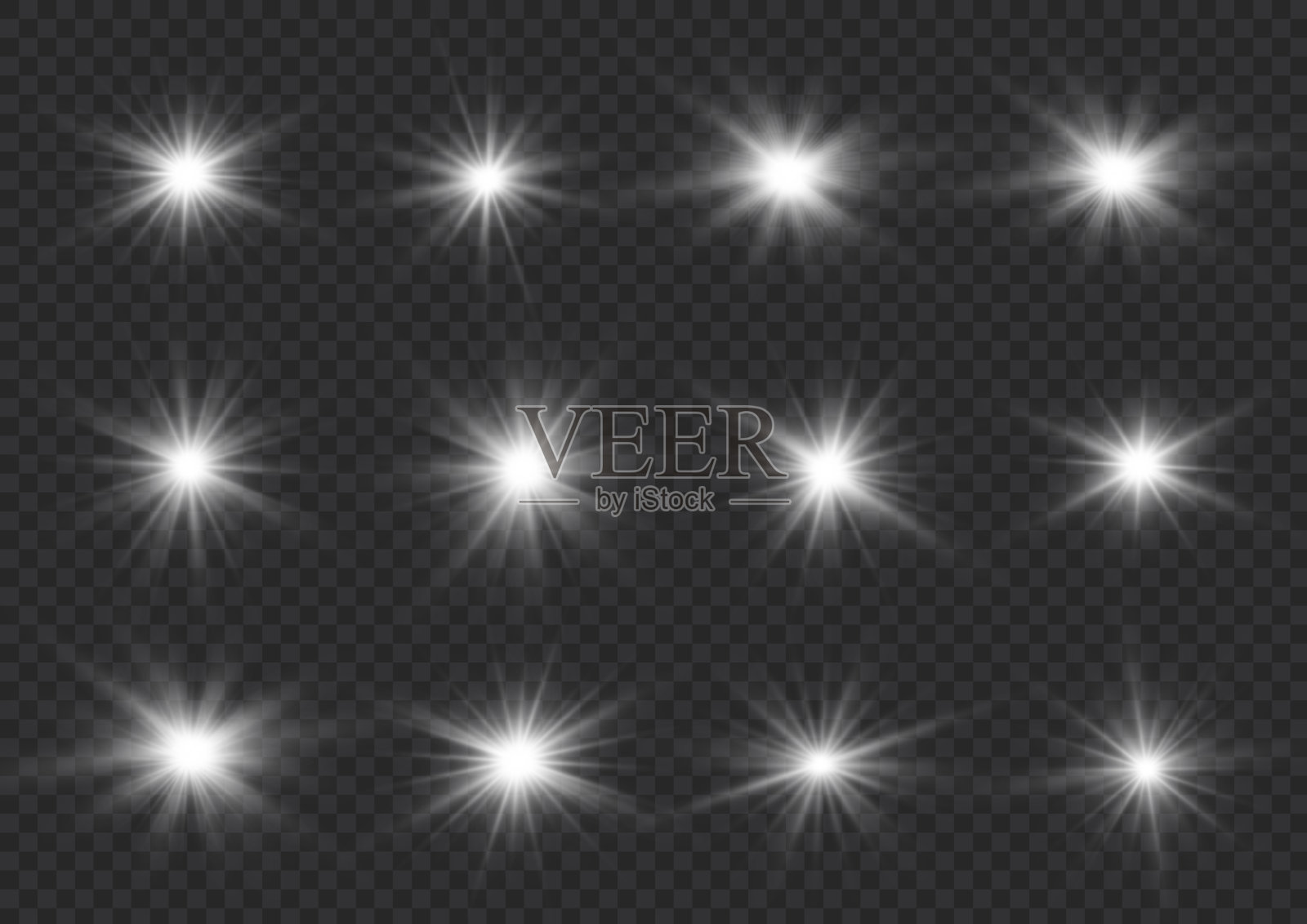 明星黄插画图片素材