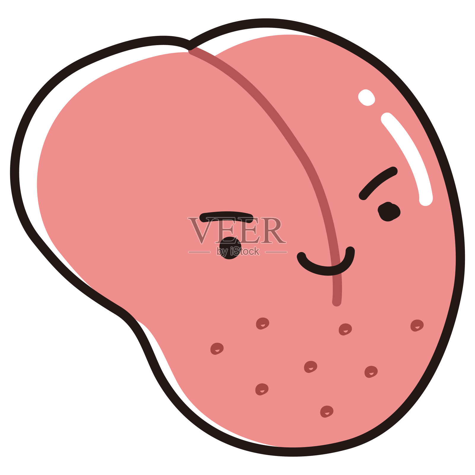 清洁舌头的插图插画图片素材