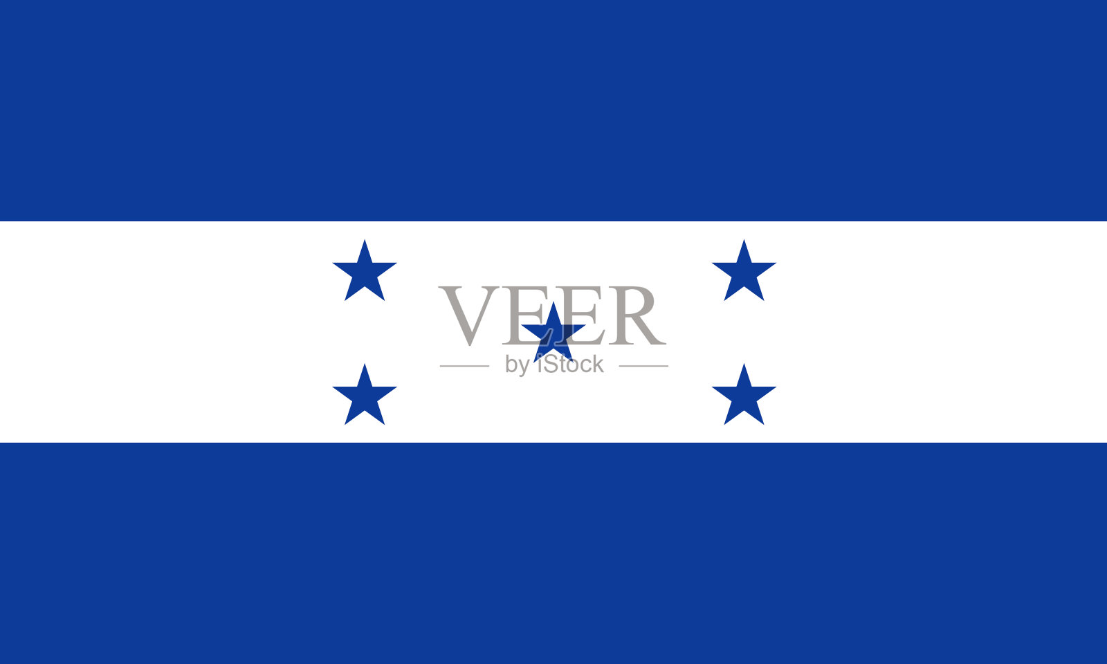 老洪都拉斯国旗插图插画图片素材