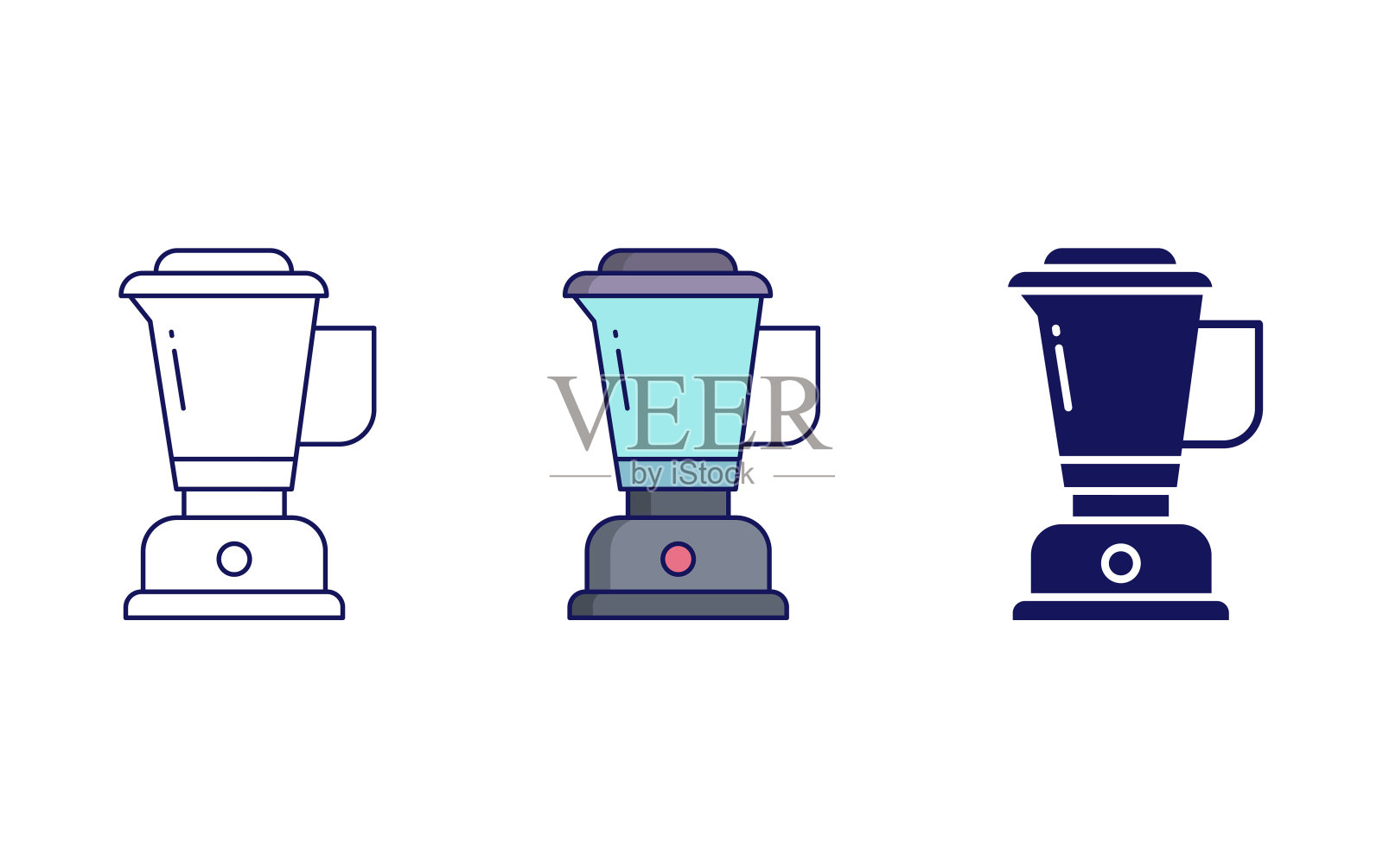 搅拌机矢量图标图标素材