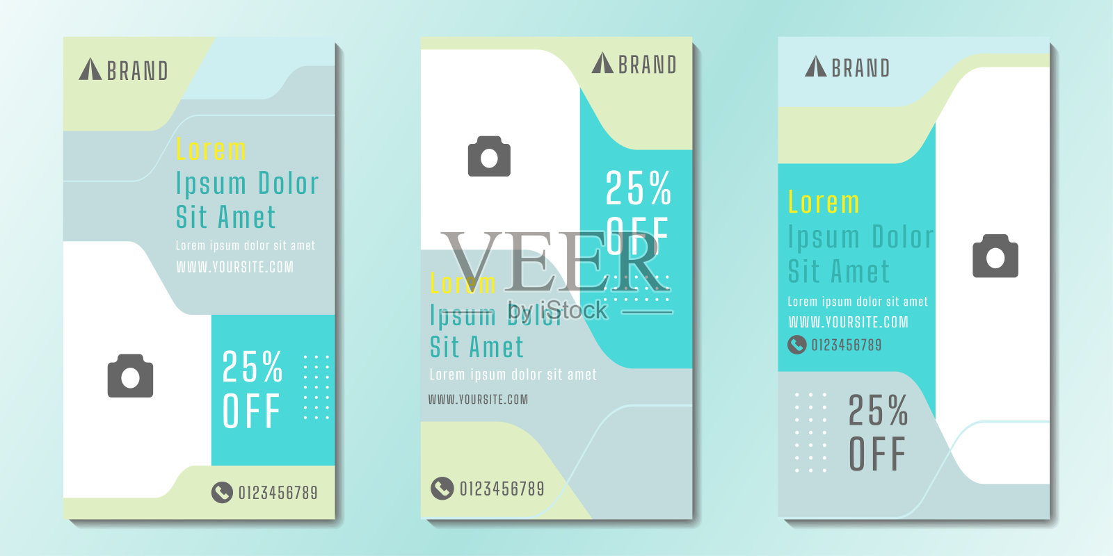 可编辑的社交媒体故事设计模板矢量插图设计模板素材