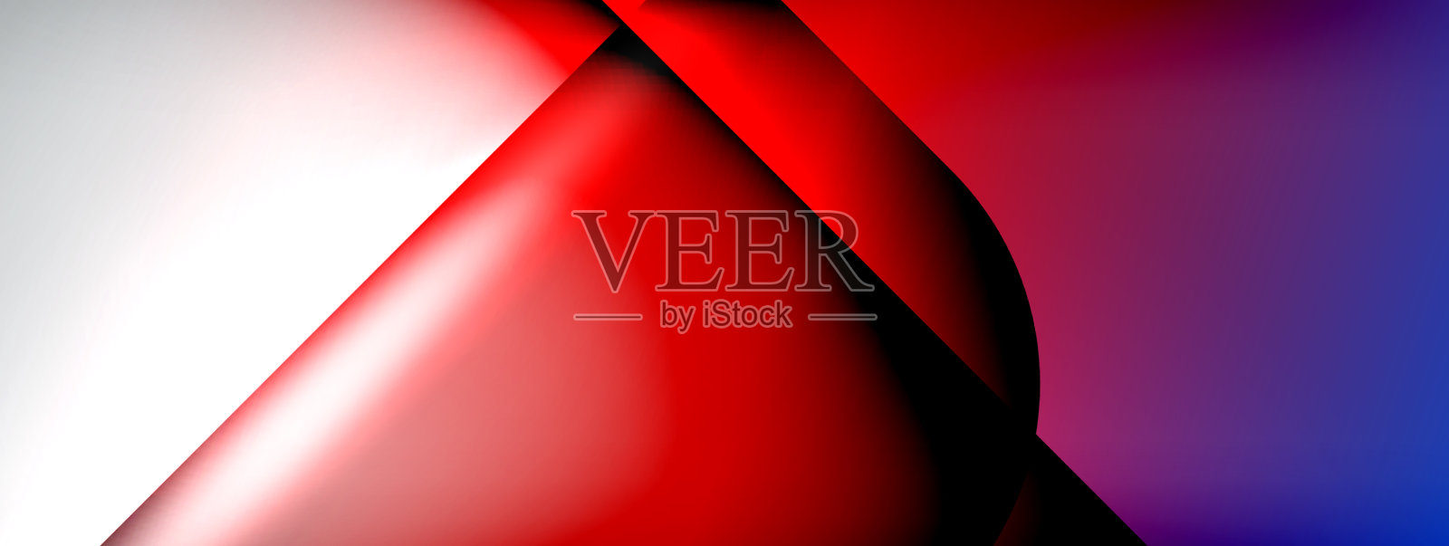 暗影线，电子横幅和光插画图片素材