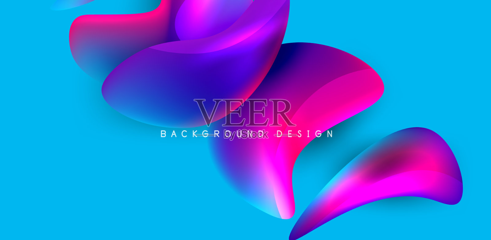 流体颜色液体3d元素抽象背景插画图片素材