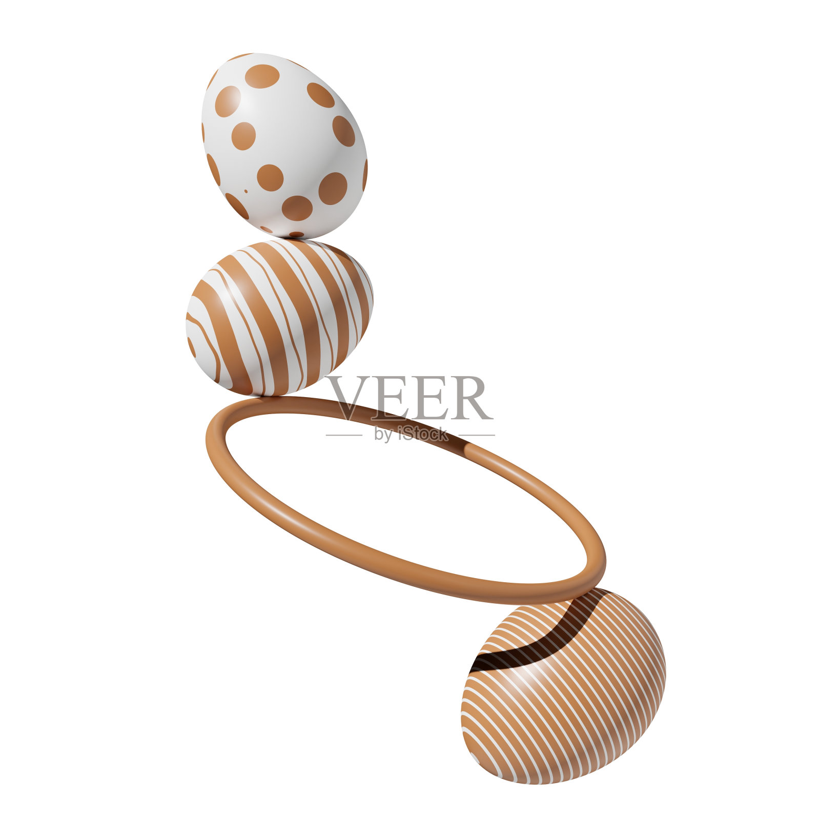 复活节彩蛋平衡创造性冥想3d渲染照片摄影图片