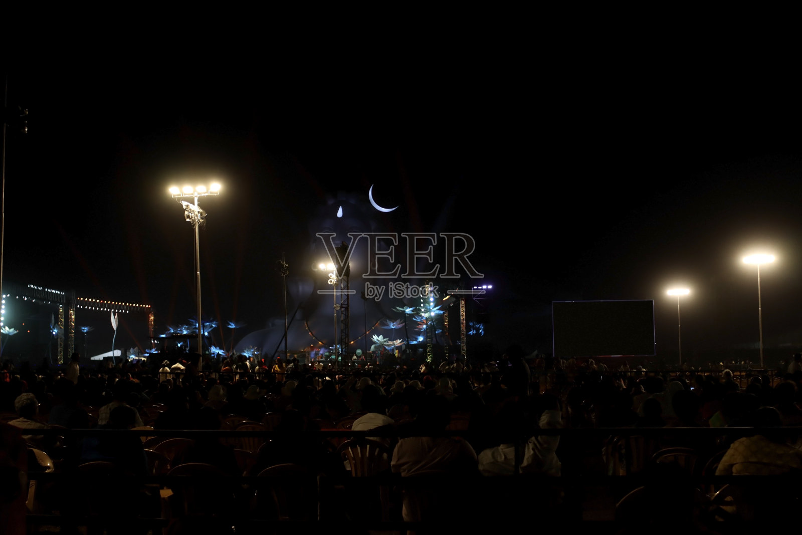 阿迪约吉湿婆雕像照片摄影图片