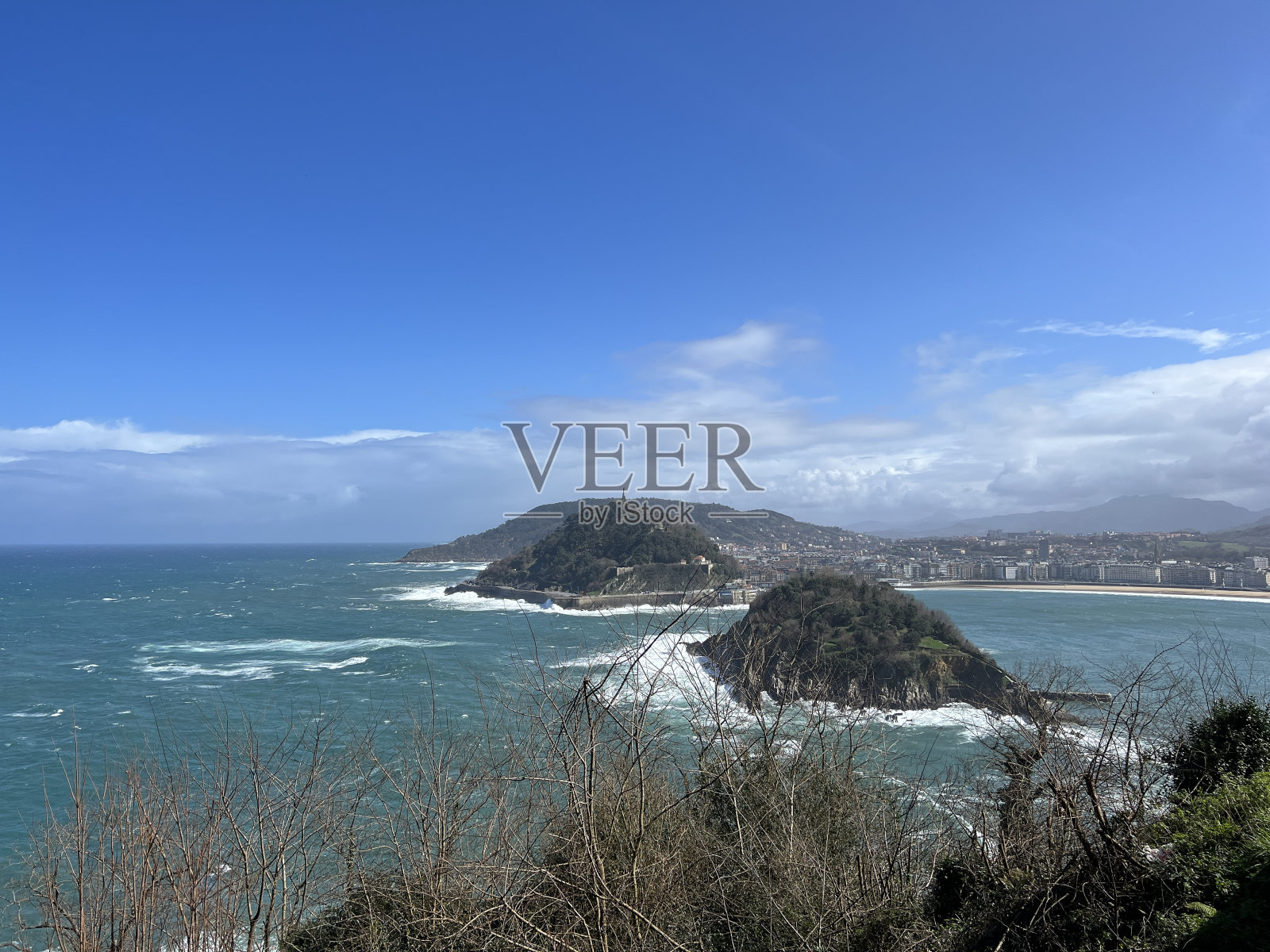 San Sebastián bay照片摄影图片