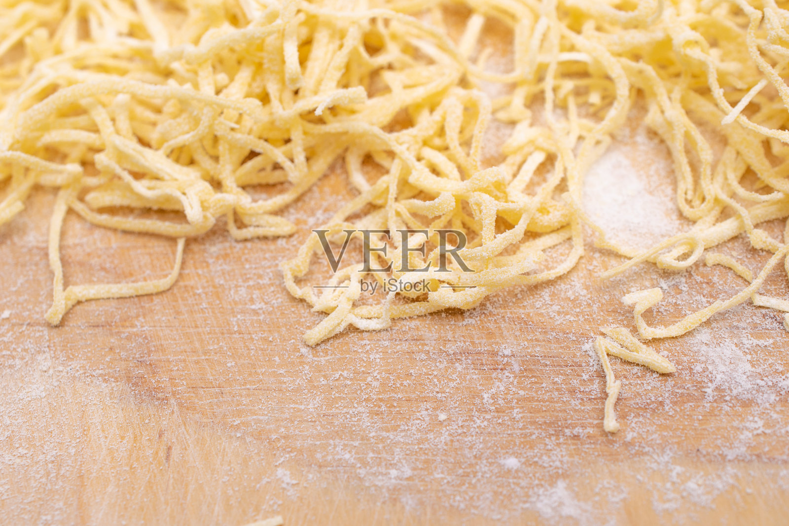 有可见细节的自制意大利面。背景或纹理照片摄影图片