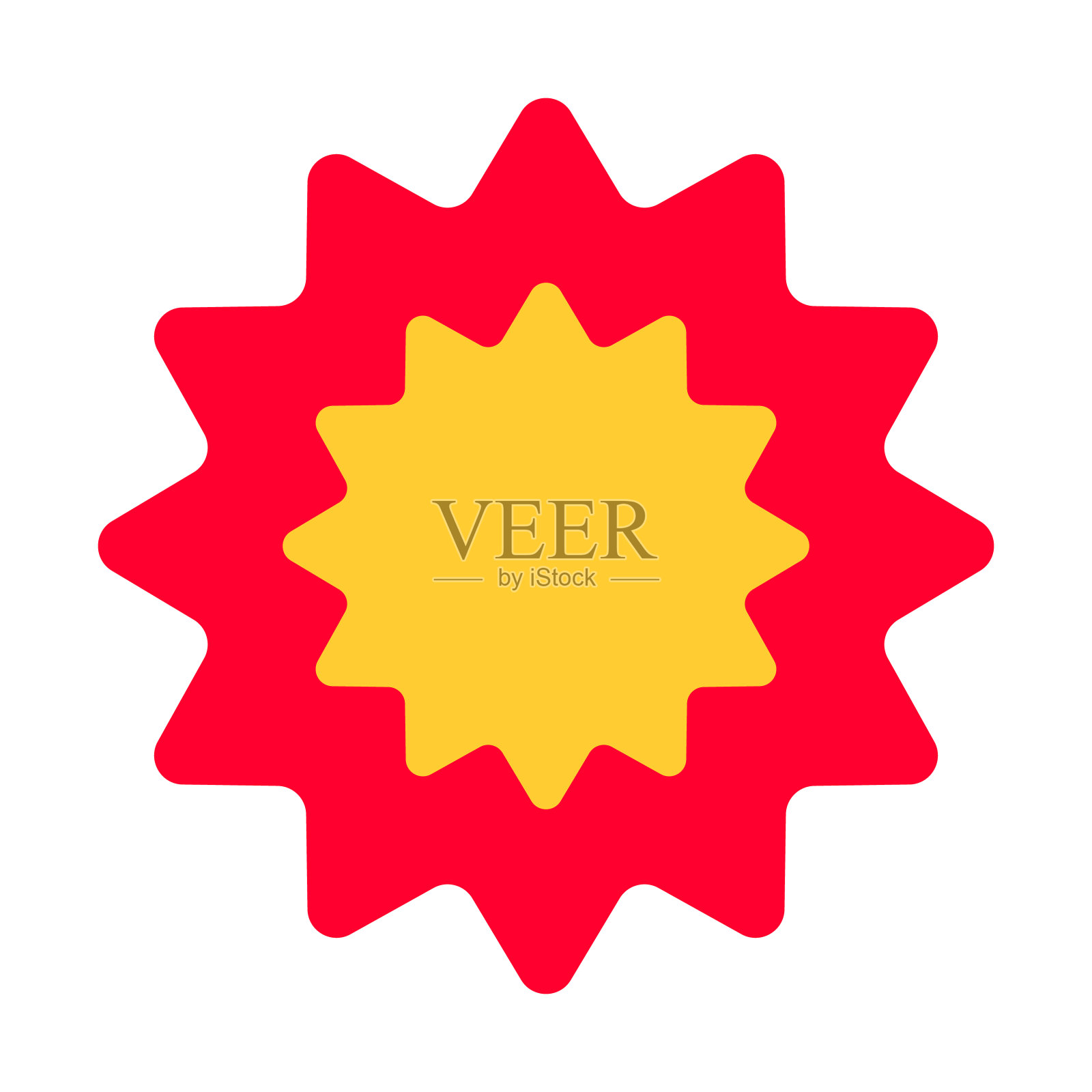 流行爆炸图标。爆炸图标。向量。插画图片素材