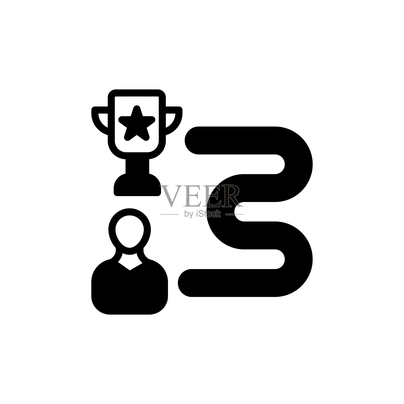 任务图标在矢量。标识图标素材