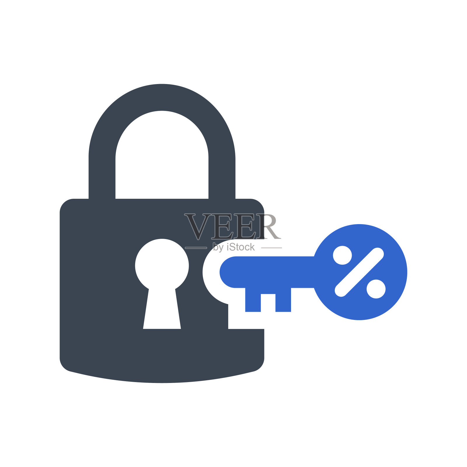 担保贷款图标插画图片素材