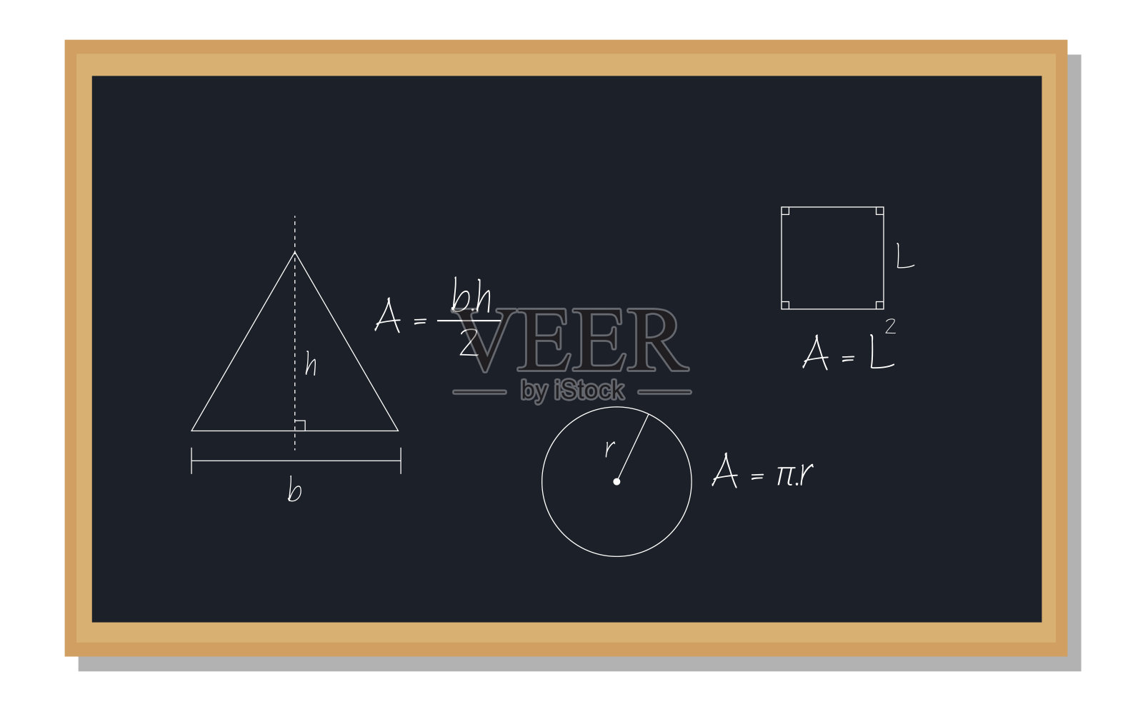 黑板与数学插画图片素材