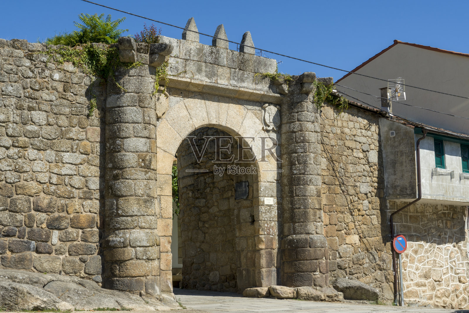 Ribadavia是一个城镇和自治市，位于乌伦斯省西南部，加利西亚自治区，西班牙的犹太区。照片摄影图片