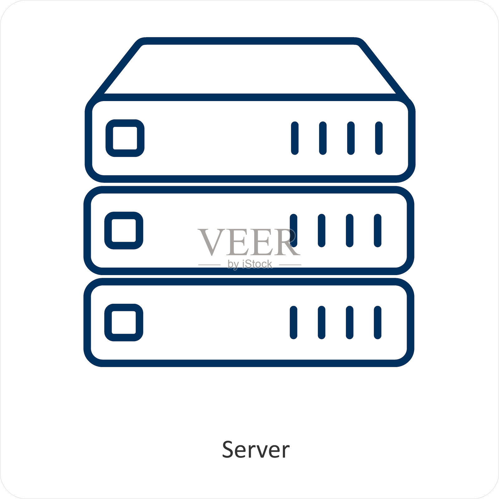 服务器插画图片素材