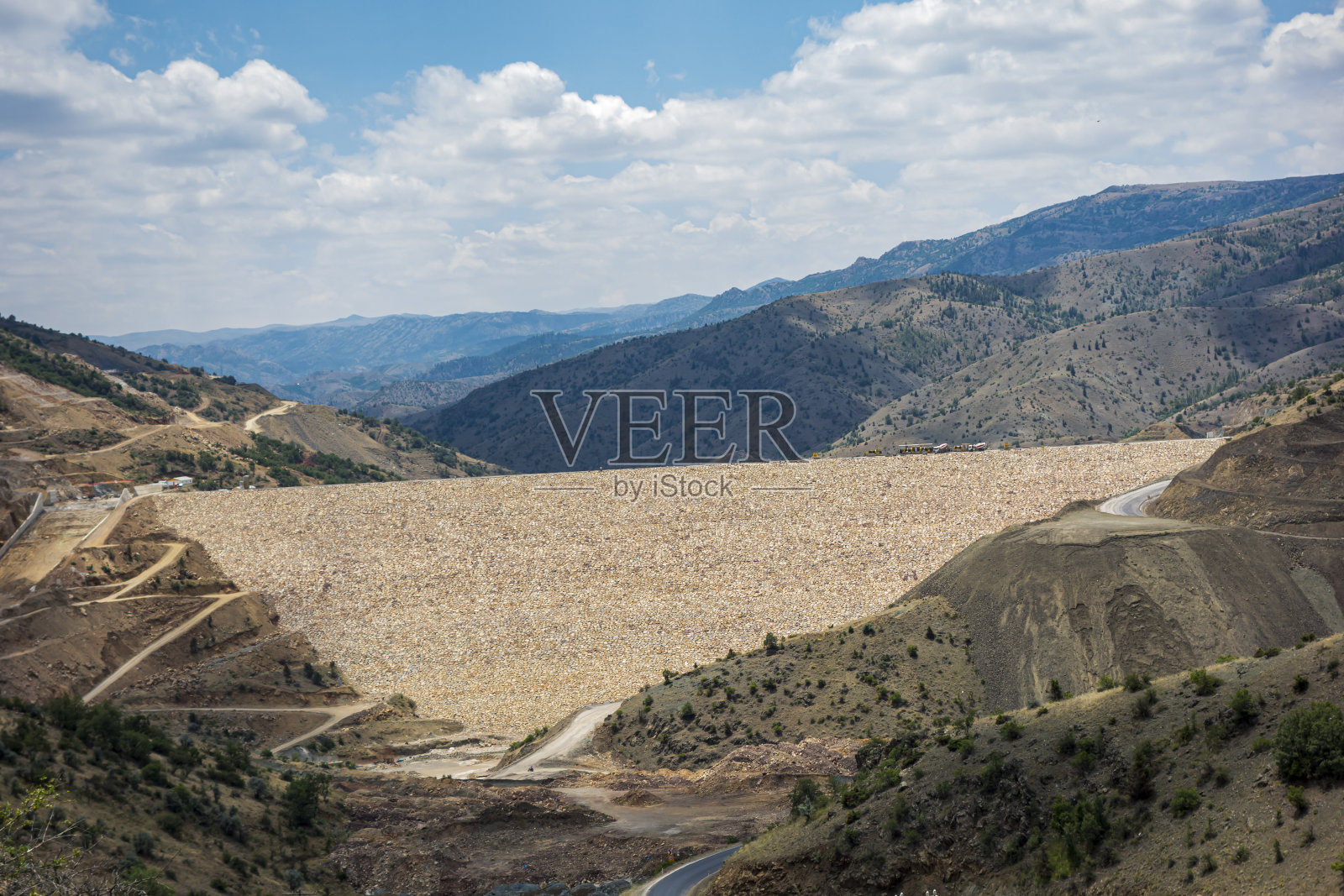 大坝建设照片摄影图片