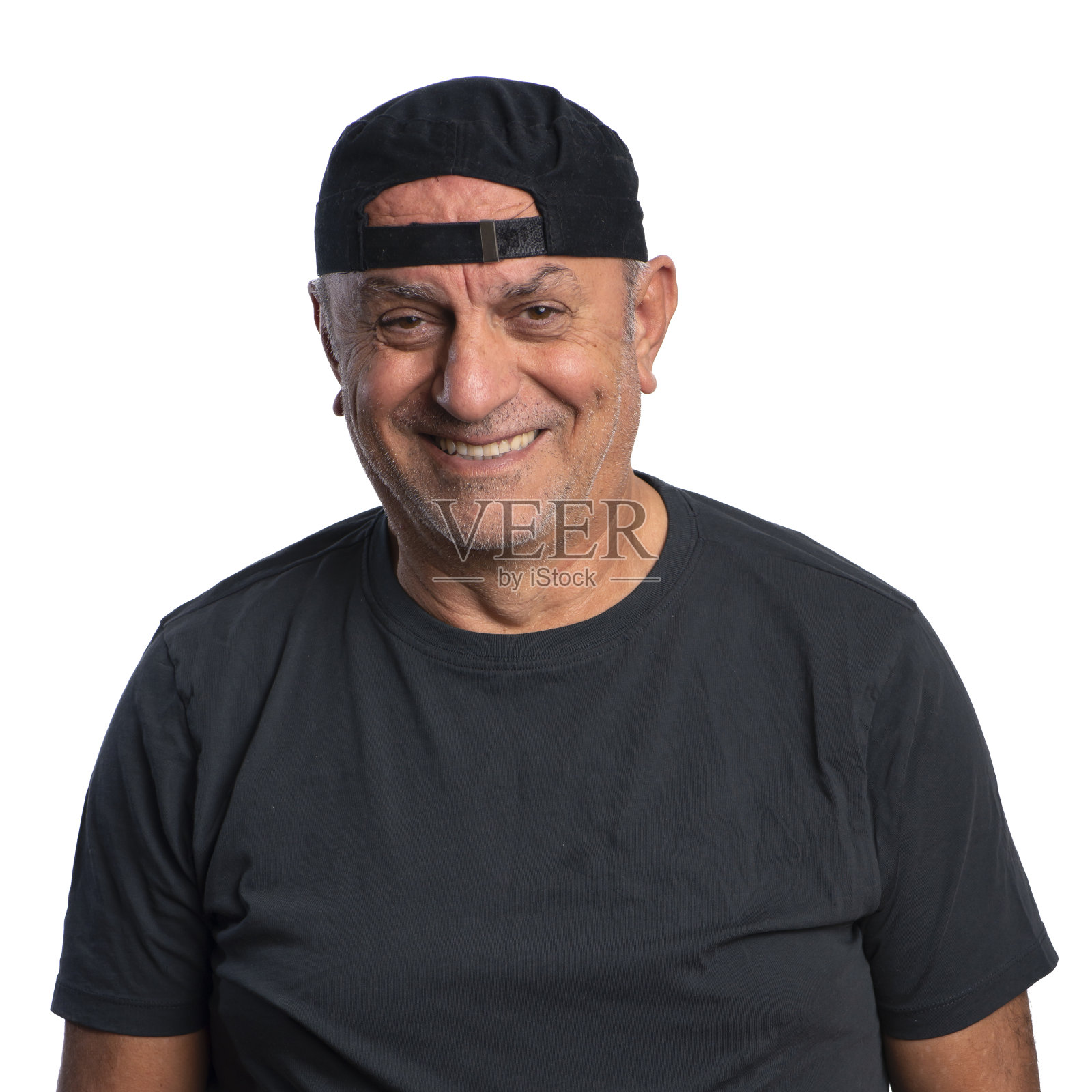 白色背景下的自信的创意男人和企业家的肖像照片摄影图片