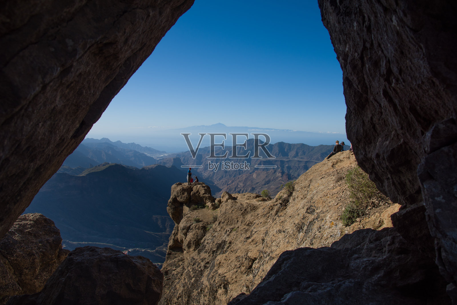 从罗克·努布洛俯瞰美景，照片摄影图片