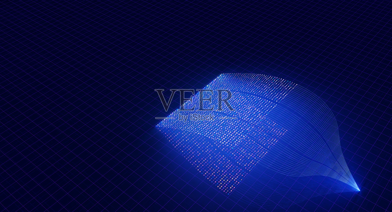 3 d演示。因特网和网络背景下的虚拟数据传输技术。大数据可视化。数据流。信息代码照片摄影图片